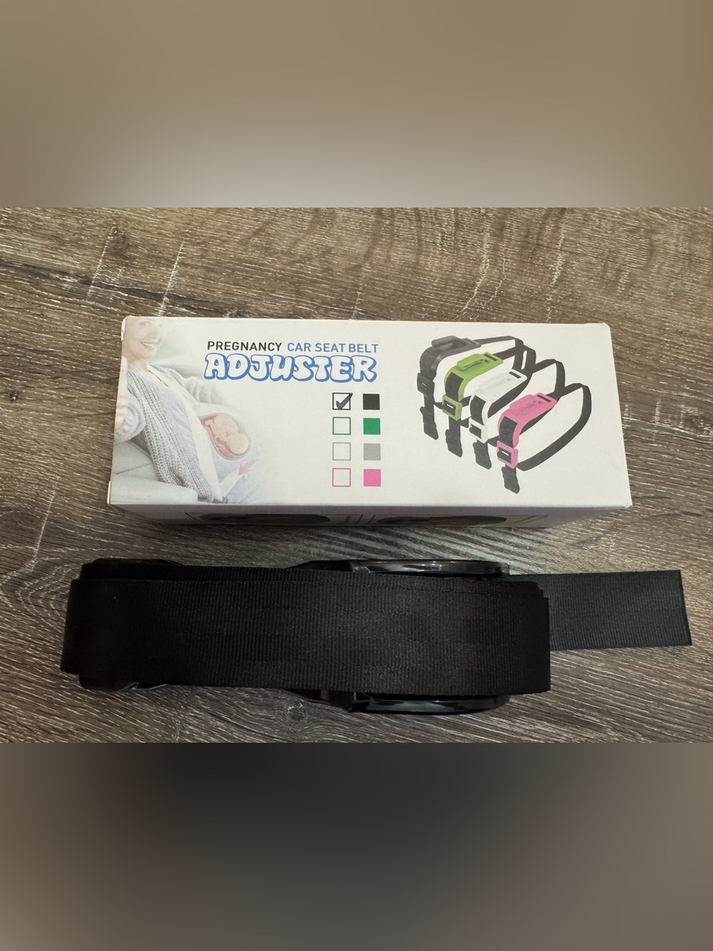 Mimibelt / pregnancy car seat belt